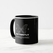 Schmetterling Tasse (Vorderseite Links)