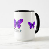 Schmetterling Tasse (VorderseiteRechts)