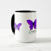 Schmetterling Tasse (Vorderseite Links)