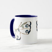 Schmetterling Tasse (Vorderseite Links)