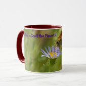 Schmetterling-Tasse, Nimm dir Zeit, um die Blume z Tasse (Vorderseite Links)