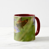 Schmetterling-Tasse, Nimm dir Zeit, um die Blume z Tasse (VorderseiteRechts)