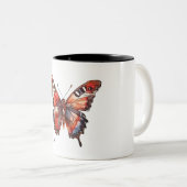Schmetterling Tasse Vollfarbe 2 (VorderseiteRechts)