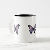 Schmetterling-Tasse Zweifarbige Tasse (Vorderseite Links)
