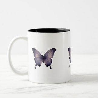 Schmetterling-Tasse Zweifarbige Tasse