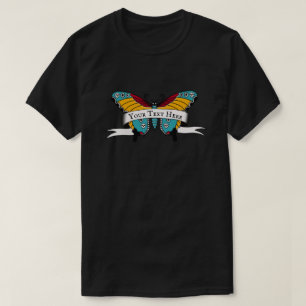 Schmetterling-Tattoo - Erstelle dein eigenes T-Shirt
