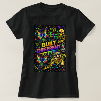 Schmetterling TEESCO Graffiti Schmetterling-Shirt T-Shirt