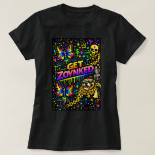 Schmetterling TEESCO Graffiti Schmetterling-Shirt T-Shirt