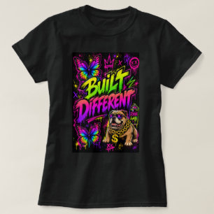 Schmetterling TEESCO Graffiti Schmetterling-Shirt T-Shirt
