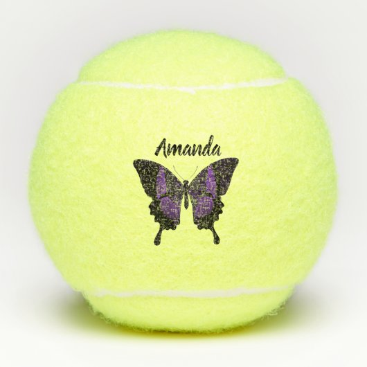Schmetterling Tennisbälle (Vorderseite)