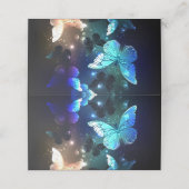 Schmetterling Terminkarte (Außenseite Aufgefaltet)