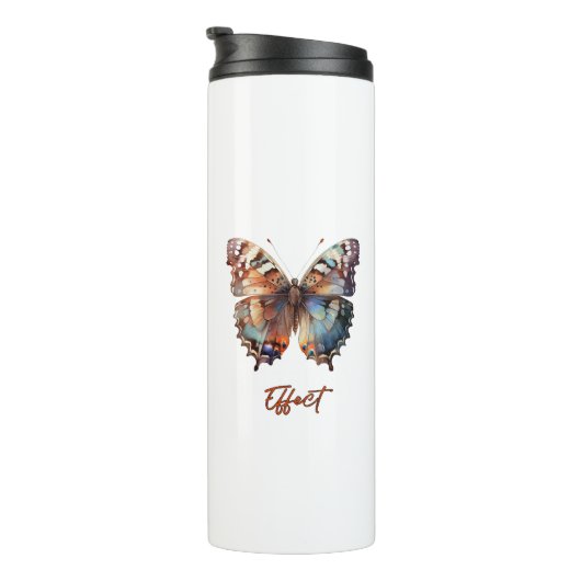 Schmetterling Thermosbecher (Nach rechts gedreht)