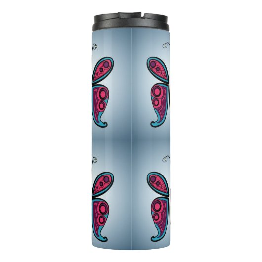 Schmetterling Thermosbecher (Rückseite)