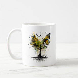 Schmetterling Tier Kreative Kunst Kaffeetasse