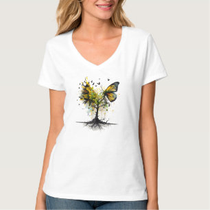 Schmetterling Tier Kreative Kunst T-Shirt
