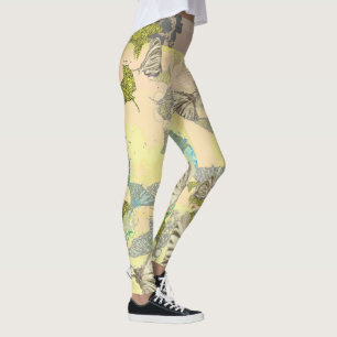 Schmetterling-Tiger Leggings
