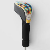 Schmetterling Tinte Anpassbar Golf Headcover (angewinkelt)