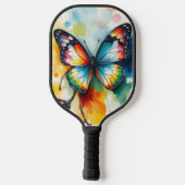 Schmetterling Tinte Anpassbar  Pickleball Schläger (Rückseite)