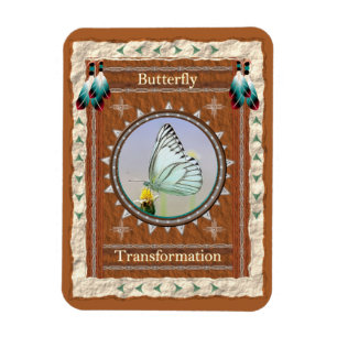 Schmetterling - Transformation - Vinyl Flexi Magne Magnet