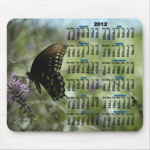 Schmetterling träumt 2012 Kalender Mousepad