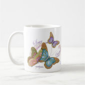 Schmetterling träumt Tassen-halbe Verpackung Kaffeetasse (Links)