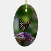 Schmetterling u. Blumenverzierungs-/-wandhängen Keramikornament (Rechts)