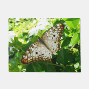 Schmetterling über Jasmine Tropical Nature Fotogra Fußmatte