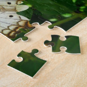 Schmetterling über Jasmine Tropical Nature Fotogra Puzzle (Seite)