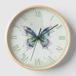 Schmetterling Uhr