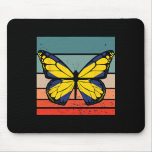 Schmetterling Ukraine Flügel Nationales Symbol Ele Mousepad