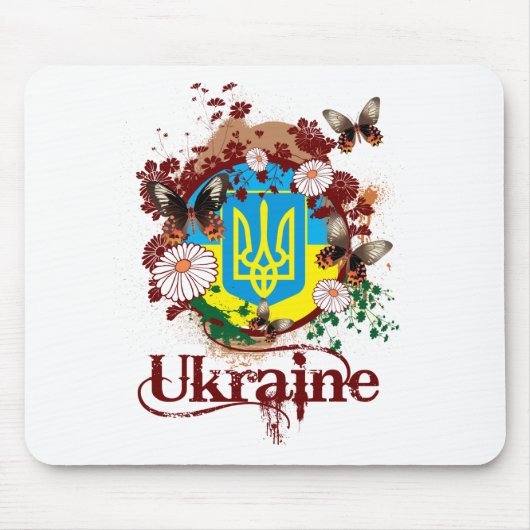 Schmetterling Ukraine Mousepad (Vorne)
