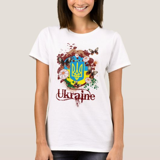 Schmetterling Ukraine T-Shirt (Vorderseite)