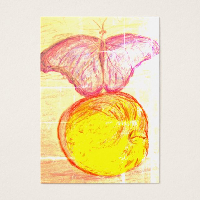 Schmetterling und Apple (Vorderseite)