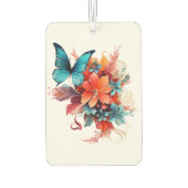 Schmetterling und Blume Autolufterfrischer (Rückseite)