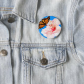 Schmetterling und Blume Button (Beispiel)