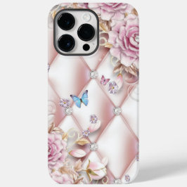 Schmetterling und Blume Case-Mate iPhone 14 Pro Max Hülle
