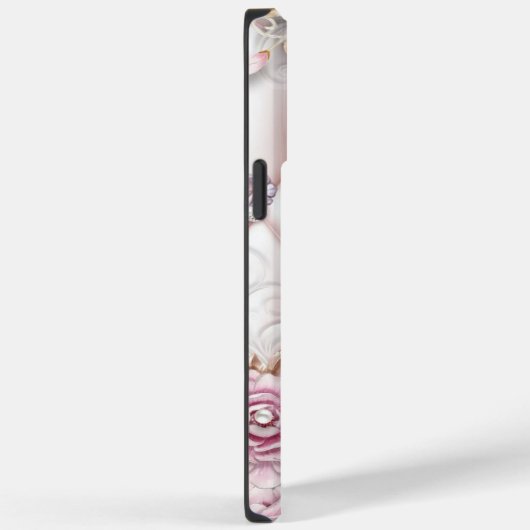 Schmetterling und Blume Case-Mate iPhone Hülle (Rückseite / Rechts)