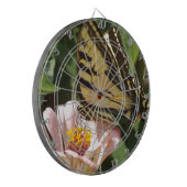 Schmetterling und Blume Dartscheibe (Vorderseite Links)