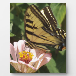 Schmetterling und Blume Fotoplatte