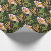 Schmetterling und Blume Geschenkpapier (Ecke)