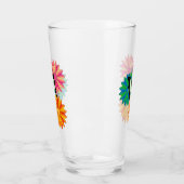 Schmetterling und Blume Glas (Links)