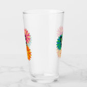 Schmetterling und Blume Glas (Rechts)