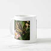 Schmetterling und Blume Kaffeetasse (Vorderseite Links)