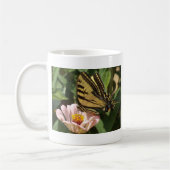 Schmetterling und Blume Kaffeetasse (Links)