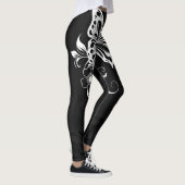 Schmetterling und Blume Leggings (Rechts)