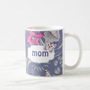 Schmetterling und Blume Muttertagsgeschenk Tasse