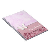 Schmetterling und Blume-Notebook Notizblock (Rechte Seite)