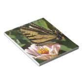 Schmetterling und Blume Notizblock (angewinkelt)