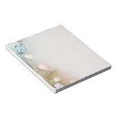 Schmetterling und Blume Notizblock (angewinkelt)