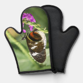 Schmetterling und Blume Ofenhandschuh (Vorderseite/Rückseite)